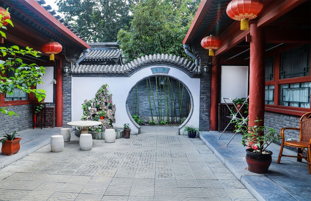 什剎海可停車臨海小院